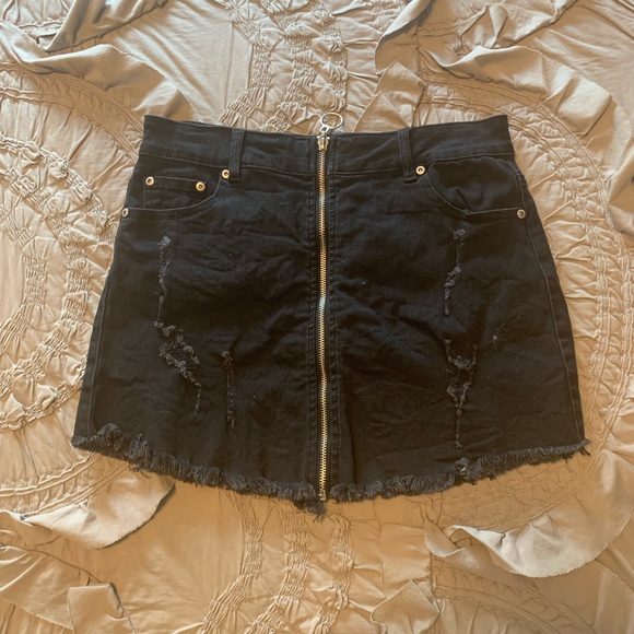 Dance & Marvel black denim skirt, size M. - Picture 1 of 6
